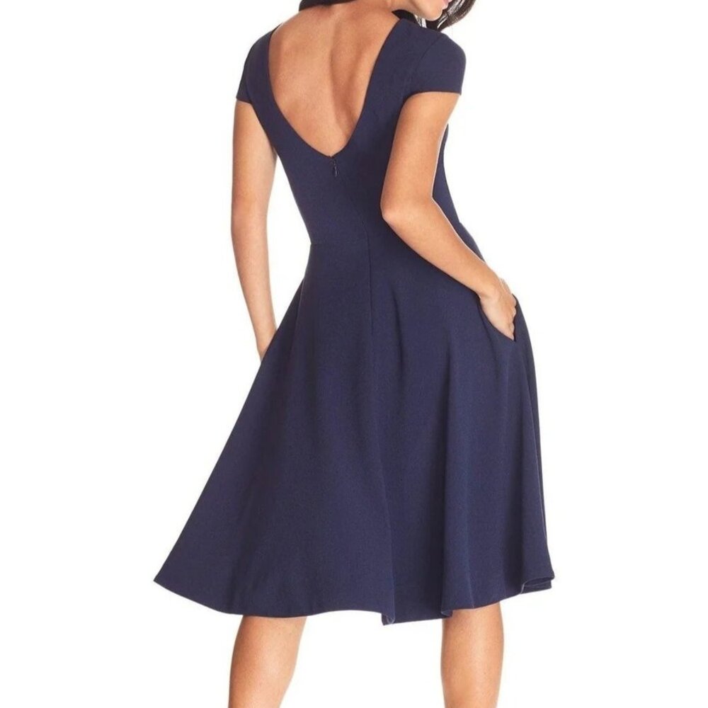 Dress the Population Navy Blue Dress